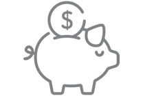 Icon piggy bank